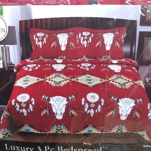 Sally Luxury 3 pcs Quilt Bed set